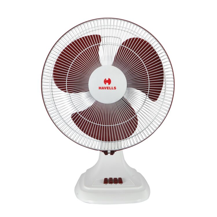 Havells Accelero HS 400 mm sweep White Red table Fan
