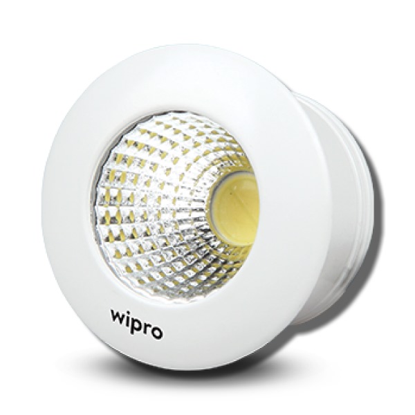 Wipro_Garnet_1W-White_Round_LED_Spotlight