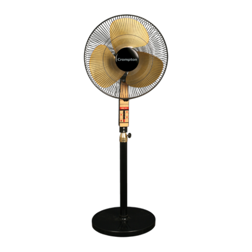 Buy Crompton SDX Black Gold Pedestal Fan Vishnu Corporation