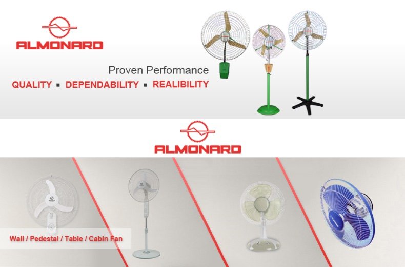 Almonard Fans Range